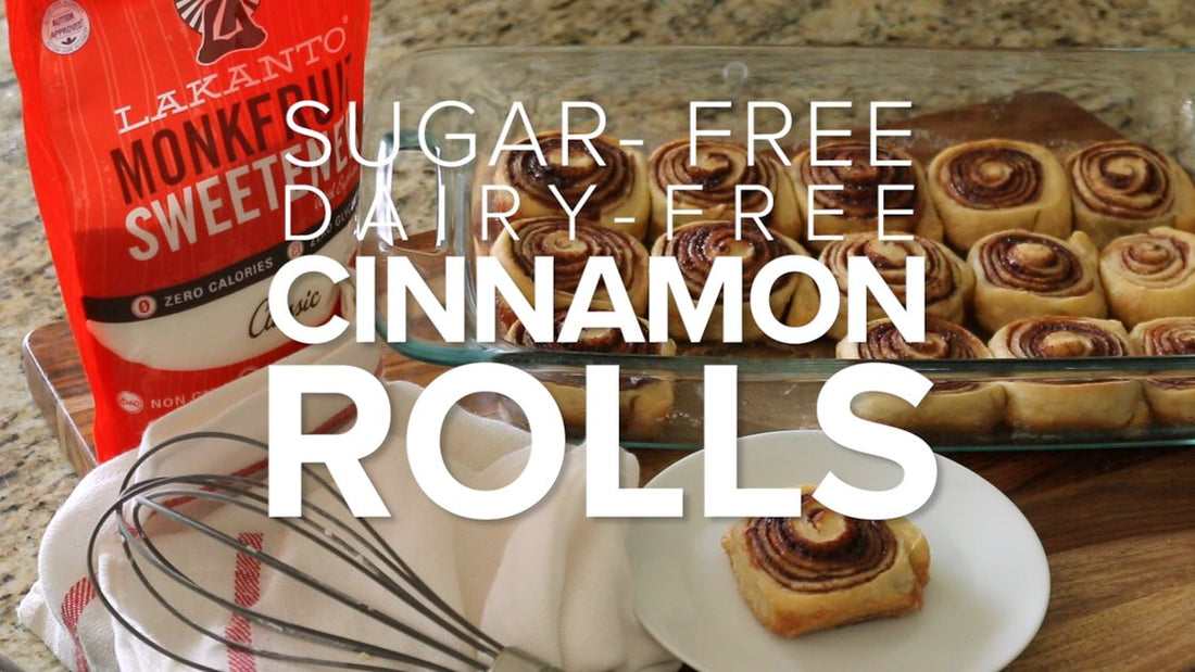 Sugar-Free Cinnamon Rolls with Maple Glaze