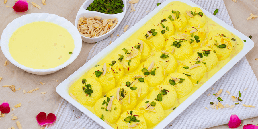 Rakhi Rasmalai With Lakanto's Zero Calorie Sweetener