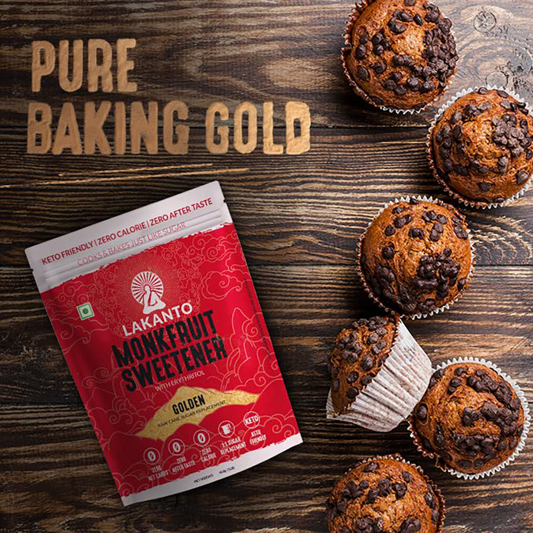 Golden Monkfruit Sweetner 454g + Golden Monkfruit Sweetner 30 Sticks