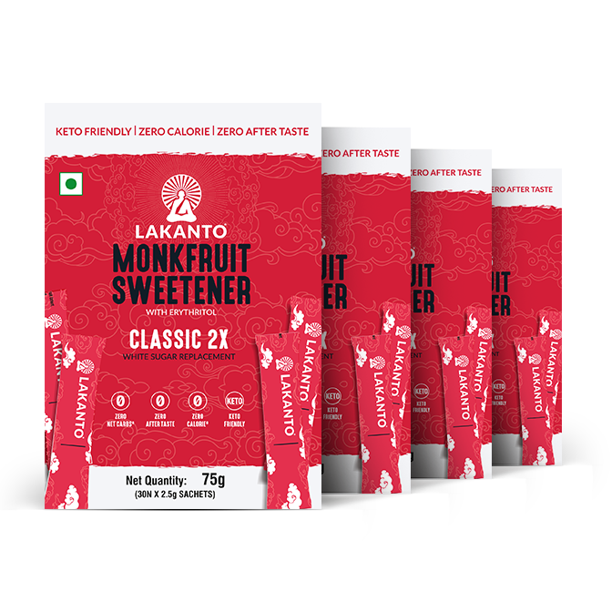 Classic 2X Monk fruit Sweetener (30N Sachets)