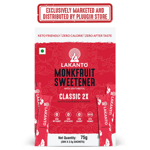 Classic 2X Monk fruit Sweetener (30N Sachets)