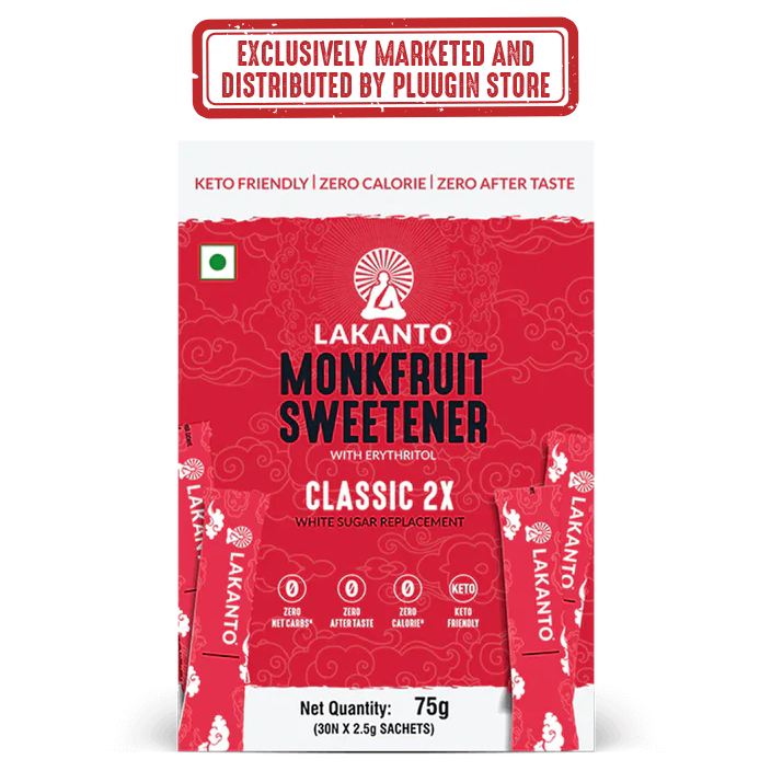 Classic 2X Monk fruit Sweetener (30N Sachets)