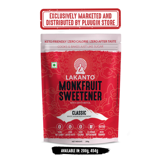 Classic Monk Fruit Sweetener 1:1 White Sugar Substitute