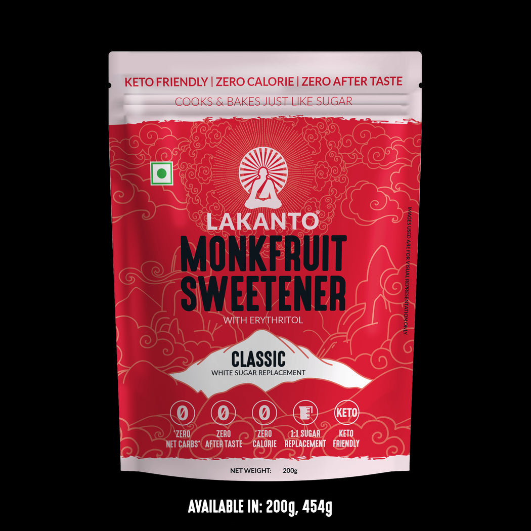 Classic Monk Fruit Sweetener 1:1 White Sugar Substitute
