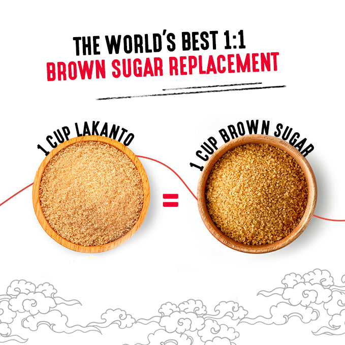 Golden Monk Fruit Sweetener 1:1 BROWN SUGAR REPLACEMENT