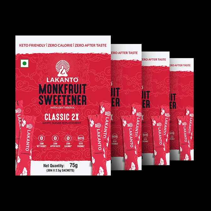 Classic 2X Monk fruit Sweetener (30N Sachets)